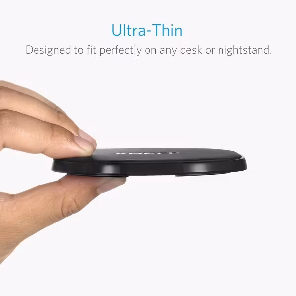 Anker PowerPort Qi 10W trådlös laddare tunn design