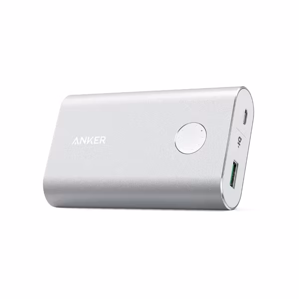 PowerCore plus 10050 QC3 powerbank silver