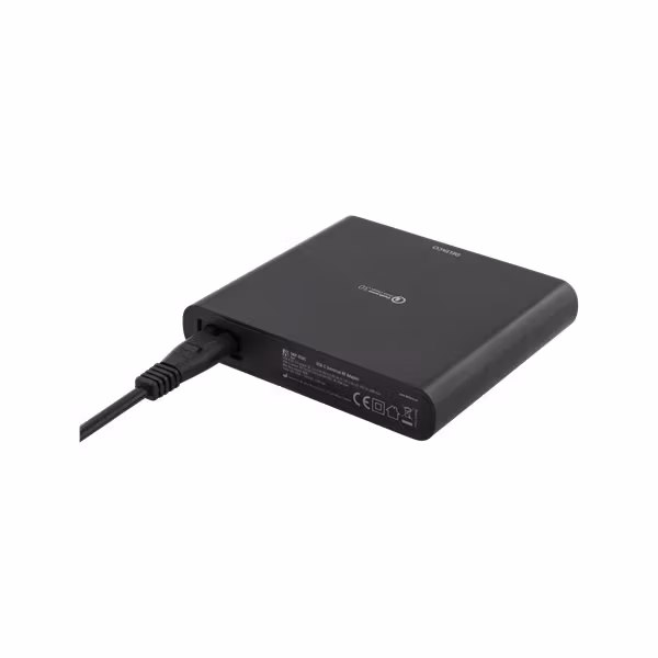 Deltaco Power Delivery Quick Charge laddningsstation, baksida