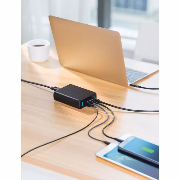 Anker PowerPort Speed Power Delivery 5 mobilladdare laddar telefoner surfplattor, datorer