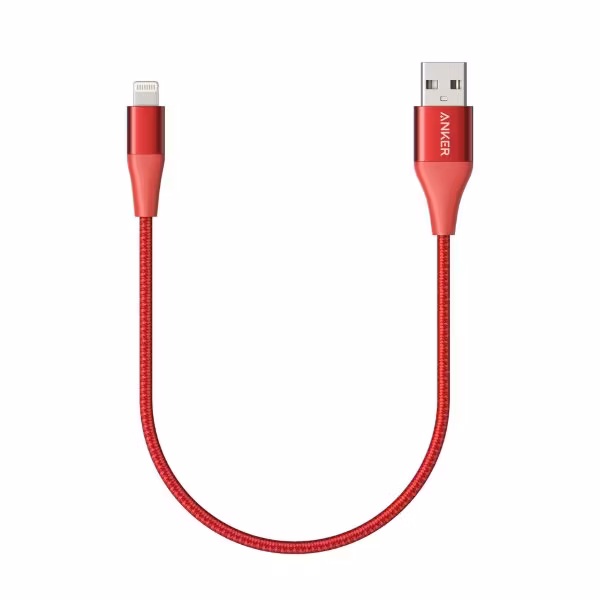 Anker PowerLine plus II 30cm röd