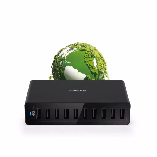 PowerPort 10 svart energisnål