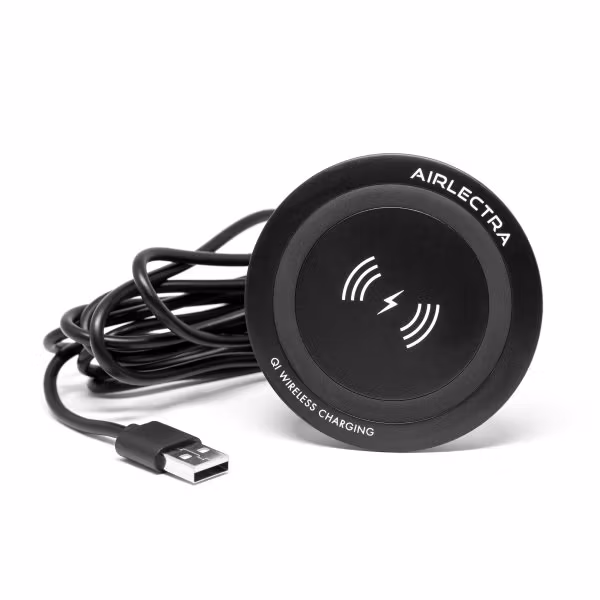 Airlectra snabb trådlös Qi laddare med kabel