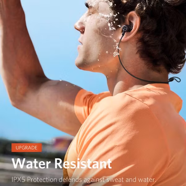 Anker Soundbuds Slim plus klarar vatten