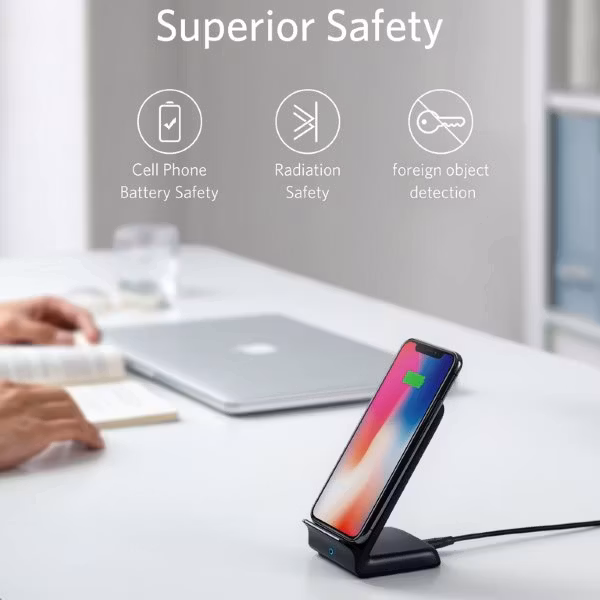 Anker PowerWave Fast säker trådlös laddning