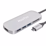 HooToo USB-C hubb med USB 3.1, PD, HDMI, minneskortadapter HooToo USB-C hubb med USB 3.1, PD, HDMI, minneskortadapter