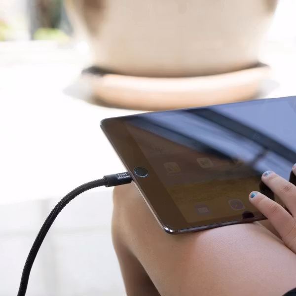 Fuse Chicken Titan plus Lightning 150cm svart laddar ipad
