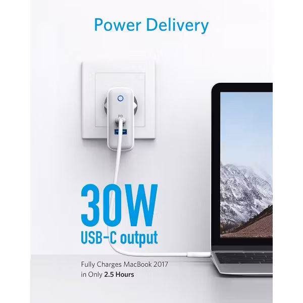 Anker PowerPort II mobilladdare med Power Delivery 30W