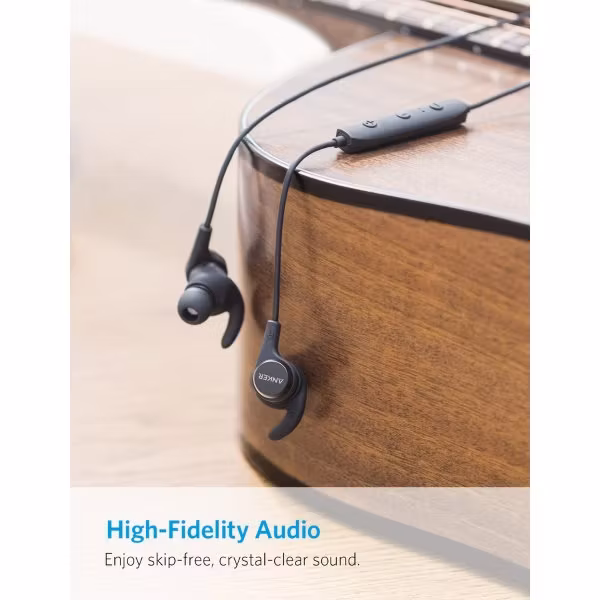 Anker SoundBuds Flow bluetooth hörlurar bra ljudkvalitet