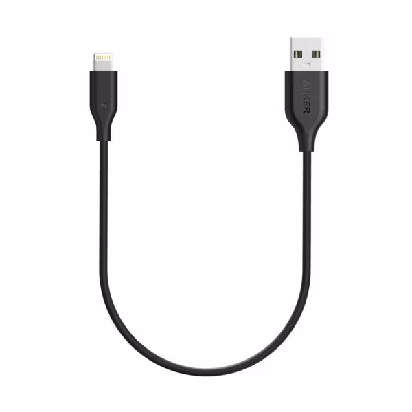 Anker PowerLine Lightning 30cm svart