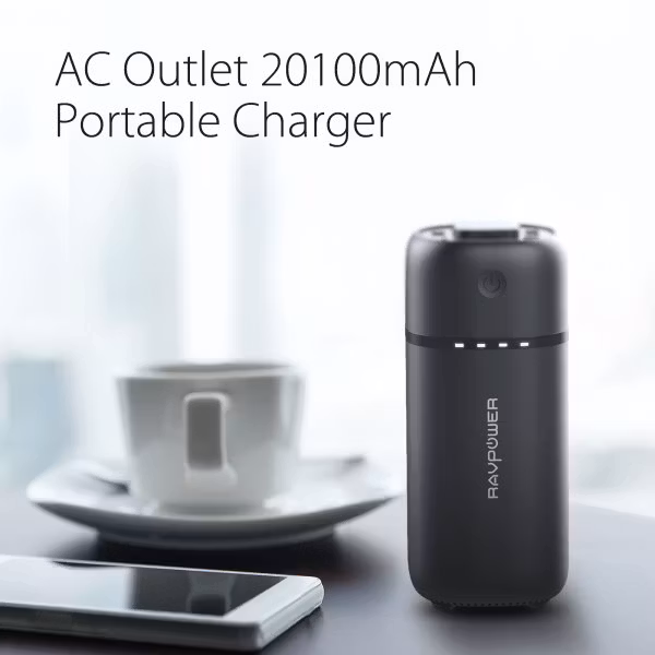 RAVPower 20100 Powerbank med 220V eluttag