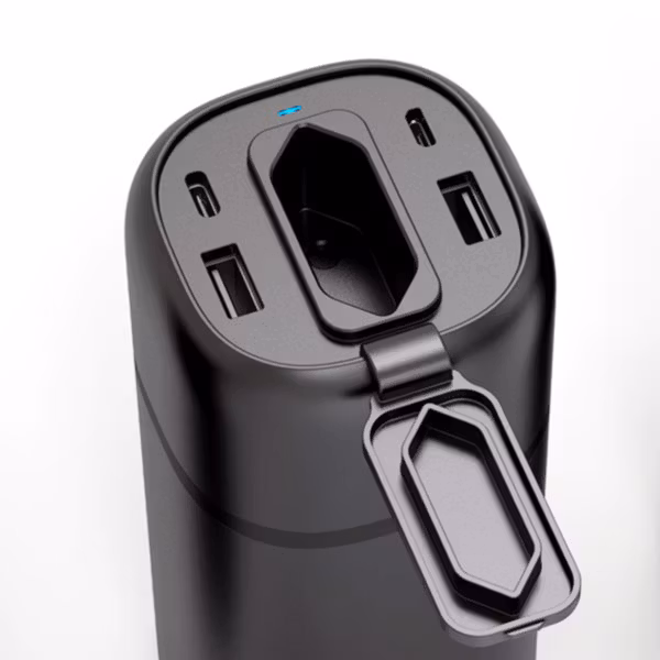 RAVPower 20100 Powerbank med eluttag euro ojordad