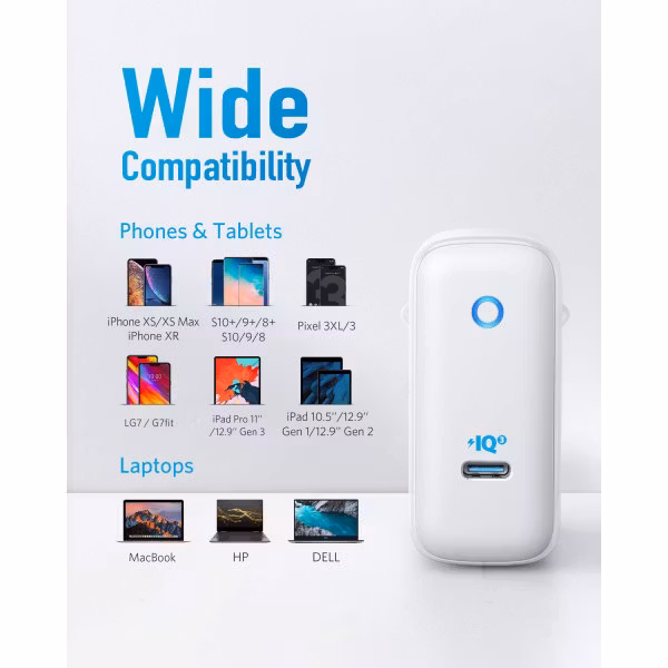Anker PowerPort Atom III 1 uttag funkar med allt