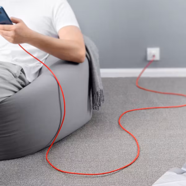 Anker PowerLine plus USB-C röd 300cm lång
