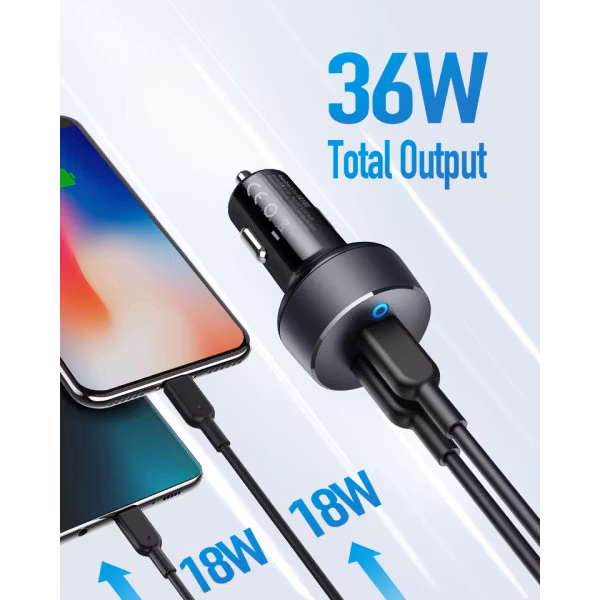 Anker PowerDrive III Duo mobilladdare 36W