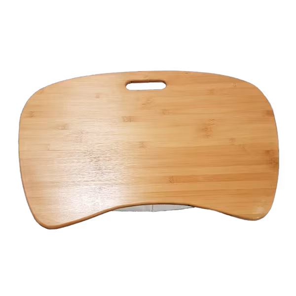 Laptopstöd i bambu med kudde