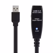 Deltaco Prime USB 3.0 aktiv förlängningskabel, 5m Deltaco Prime USB 3.0 aktiv förlängningskabel, 5m