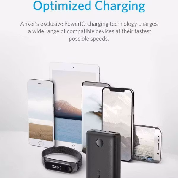 Anker PowerCore Select 1000mah powerbank laddar det mesta
