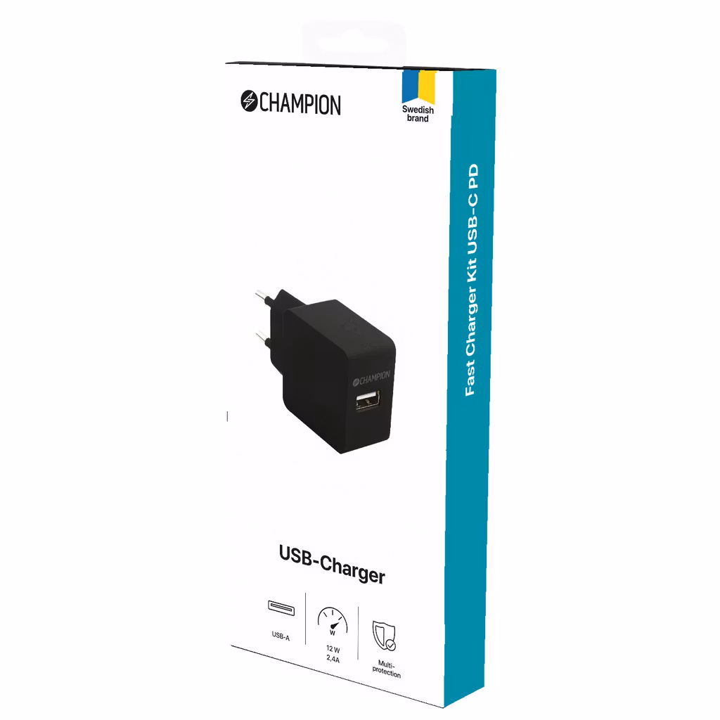 USB Laddare 12W 2,4A