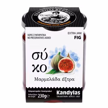 Fikon marmelad (50% frukt) 230g - utan konserveringsmedel - Grekland