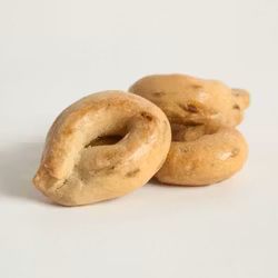 Taralli Pugliese Mediterraneo (krispiga bröd ringar) - handgjort bageriprodukt 250g - Italien