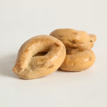 Taralli Pugliese Mediterraneo (krispiga bröd ringar) - handgjort bageriprodukt 250g - Italien