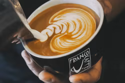 Franco Caffè Decaffeinato 250g - koffeinfri- mellanrostade kaffebönor - Italien