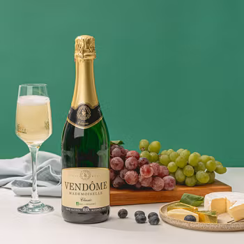 Mousserande vitt vin dryck Classic Ekologisk-Halal-Alkoholfritt (0,0%) 750mL
