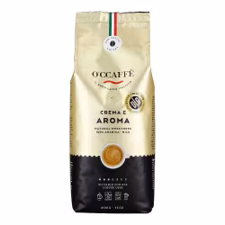 O'Ccaffè Crema e Aroma 100% Arabica 1kg - mellanrostade kaffebönor - Italien