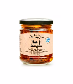 Soltorkade tomater UNCLE YIANNIS 200g (utan sulfater-konserveringsmedel) - Grekland