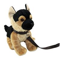 Leklyckan - Hund Schäfer med koppel