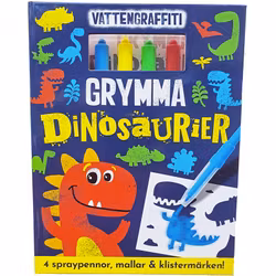 Bok - Vattengraffiti - Grymma Dinosaurier