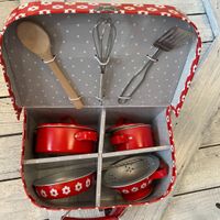 Picknickset rött