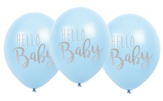 Jabadabado - Hello baby blå ballonger