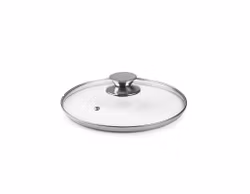 Ibili Glaslock med stålkant och rostfri knopp, 24 cm