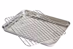 Culimat Gastrobleck med galler 40,5x30,5x2.6cm. rostfritt stål. Mathias Dahlgren