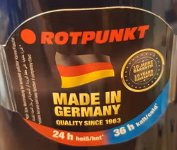 Rotpunkt Termoskanna 1 liter Christa, Black Cherry, Mörkröd