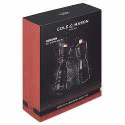 Cole&Mason London Kvarnset 18 cm. Mörkbrun Chocolate. 2 delar