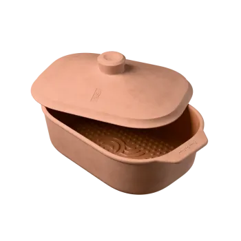 MyRomy Brödlåda, Brödbox, Keramik, Mellan, Terracotta Signature Edition. Glaserad