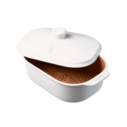 My Romy Brödlåda, Brödbox, Keramik, Mellan, Vit, Cream Signature Edition. Glaserad