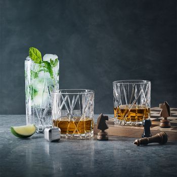 Highball glas Long Drink  37 cl. Orrefors City 4-p.