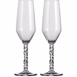 Champagneglas 24 cl. Orrefors Carat 2-p.