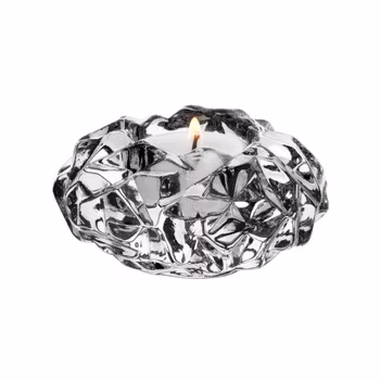 Orrefors Carat Ljuslykta Stor 12,5  cm Glas.