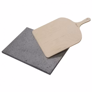 Eppicotispai Pizzaset med Lavasten och pizzaspade 30x38x1,5 cm