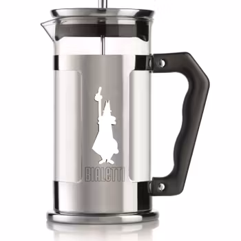 Bialetti French-press Preziosa Kaffe press 8 koppar 1 liter Rostfri / glas