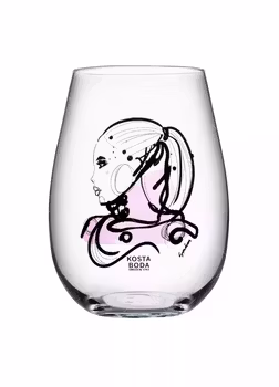 Kosta Boda All About You Tumbler Love You  57 cl Pink 2-pack