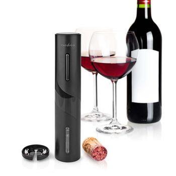 Nedis Vinöppnare med folieskärare. Batteridriven