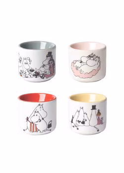 Pluto Design Äggkoppar Mumin Love. 4-pack