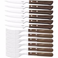 Tramontina Grillbestick 12 delar Polywood Churrasco. Brun, rostfritt