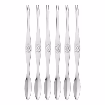 Dorre Skaldjurs gaffel Skai 6 delar. Rostfri 16,5 cm.